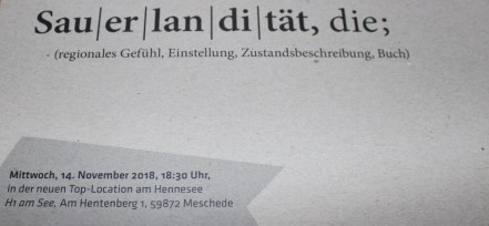 Sauerlandität Einladung