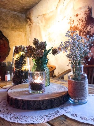 Café Geronimo Tischdeko