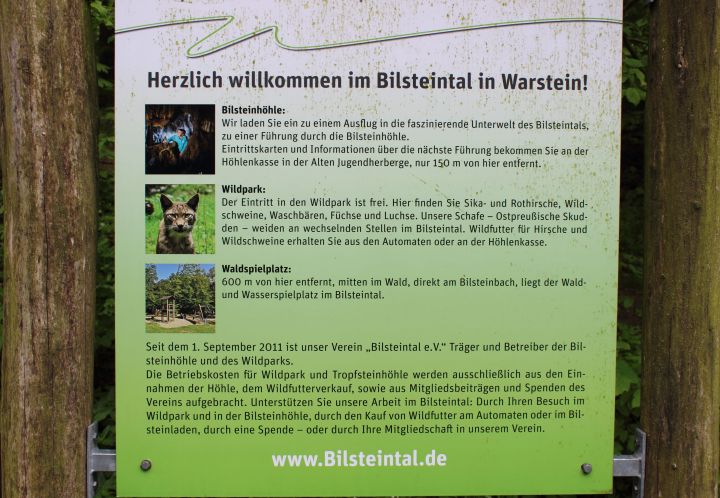 Bilsteintal Infotafel
