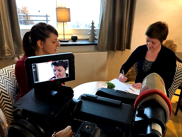 WDR Dreh Hohe Bracht Melanie Schreiner Interview
