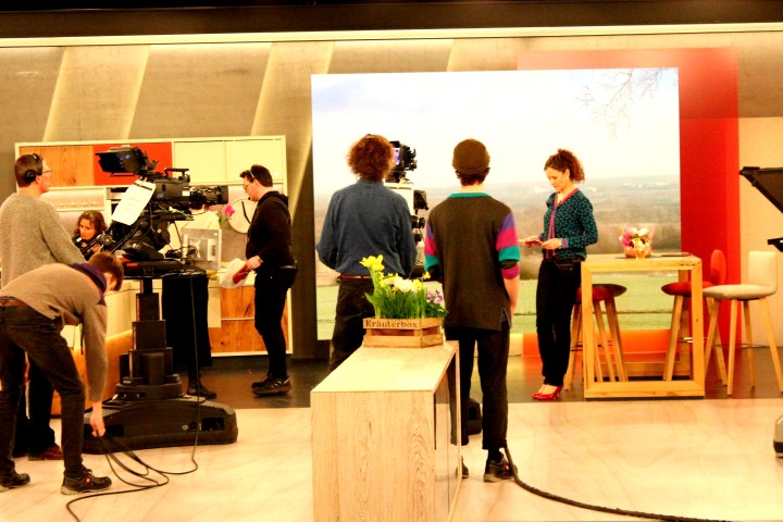 Hier und Heute Dreharbeiten