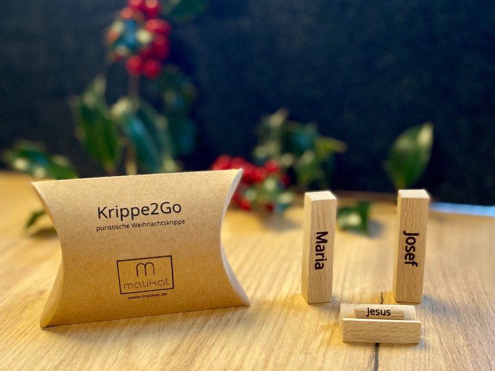 „KRIPPE2GO“ – DIE PURISTISCHE WEIHNACHTSKRIPPE VON&nbsp;„MATIKAT“